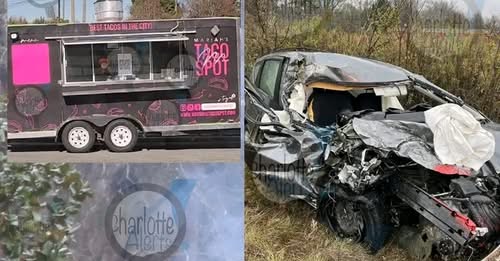 Charlotte, North Carolina — A serious accident has rocked the heart of Charlotte’s vibrant culinary scene, as the beloved owner of Mariah’s Taco Spot was critically injured in a rollover crash on Tuesday.