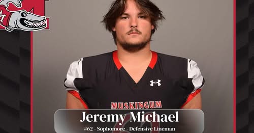 Jeremy Michael Muskingum University, OH – The Muskingum University community is mourning the loss of sophomore Jeremy Michael, a beloved defensive lineman and student leader.