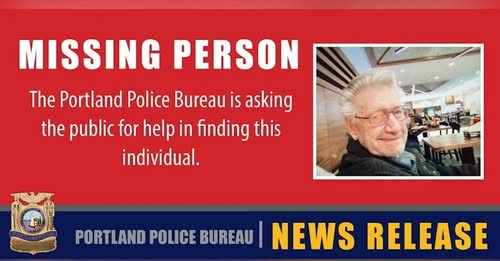 Portland, OR – The Portland Police Bureau is seeking help from the public in locating 89-year-old James Clinton Moore, who has been missing since December 9, 2025