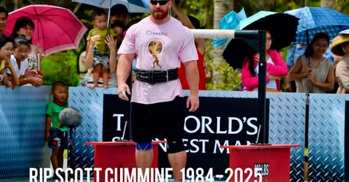 The Regina, Saskatchewan community and strength sports world are reeling from the sudden and heartbreaking loss of Scott Cummine, who passed away unexpectedly at just 41 years old