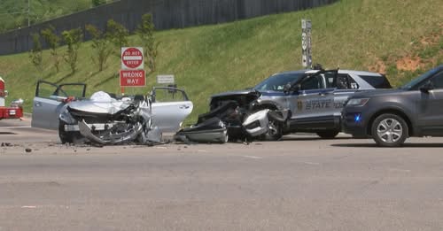 Tustin, CA – 1 Person Seriously Injured in Rollover Accident on 5 Freeway at Tustin Ranch Road Off-Ramp