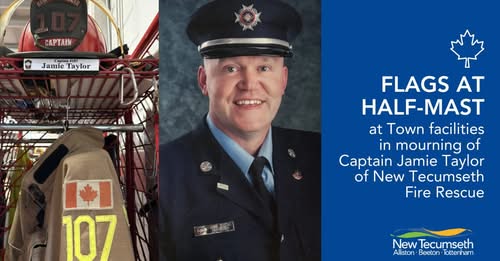 Jamie Taylor New Tecumseth Obituary – Jamie Taylor Line of Duty Death – Jamie Taylor Heartbreaking Firefighting Tragedy