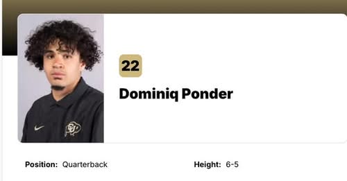 Dominiq Ponder Boulder CO Obituary — University of Colorado Buffaloes Quarterback Dominiq Ponder Passed Away Following Tragic Accident — A SHATTERING LOSS IN BOULDER: The University of Colorado Community Grieves the Passing of Dominiq Ponder; A Legacy of “Gridiron Dedication” and a Team’s “Unfathomable Journey” of Sorrow obituary
