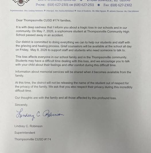 Beloved Thompsonville Student Thompsonville Obituary – Beloved Thompsonville Student Tragic Death – Beloved Thompsonville Student Sudden Passing Shocks School Community